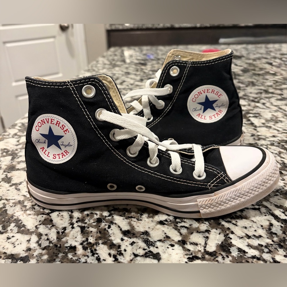 Converse Black High-Top Canvas Sneakers